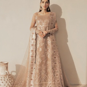 Elegant Pastel Pink Bridal Lehenga