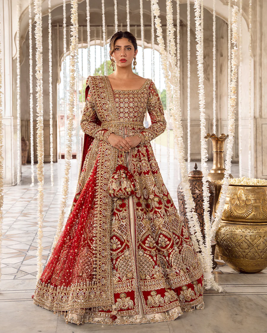 Crimson Royale Barat Dress